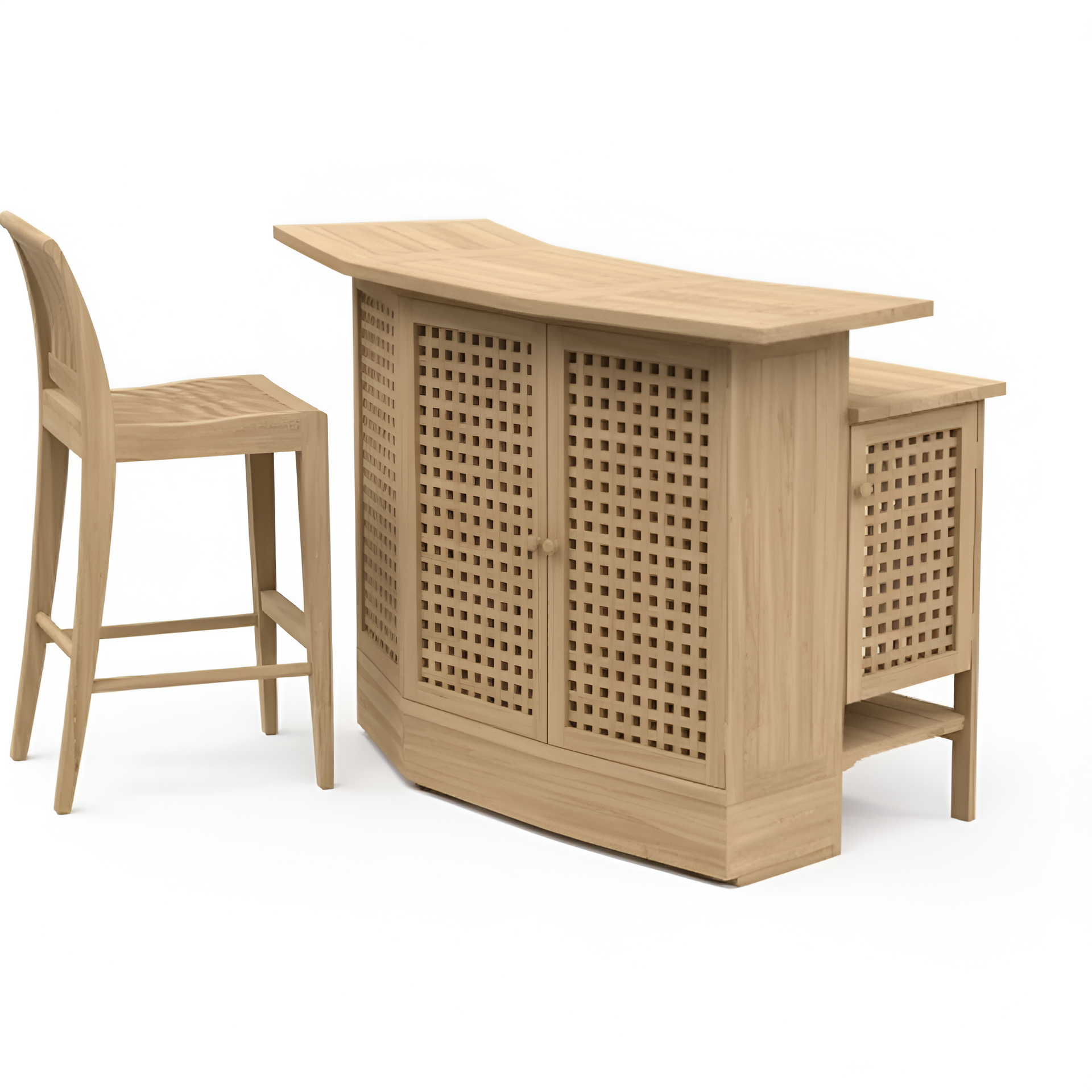 Seaborne Marina™ Teak Patio Bar Set